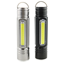 USB充電鋁合金COB側燈LED強光手電筒